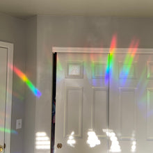 Load image into Gallery viewer, You Deserve to Be Here Rainbow Maker (Suncatcher Sticker)
