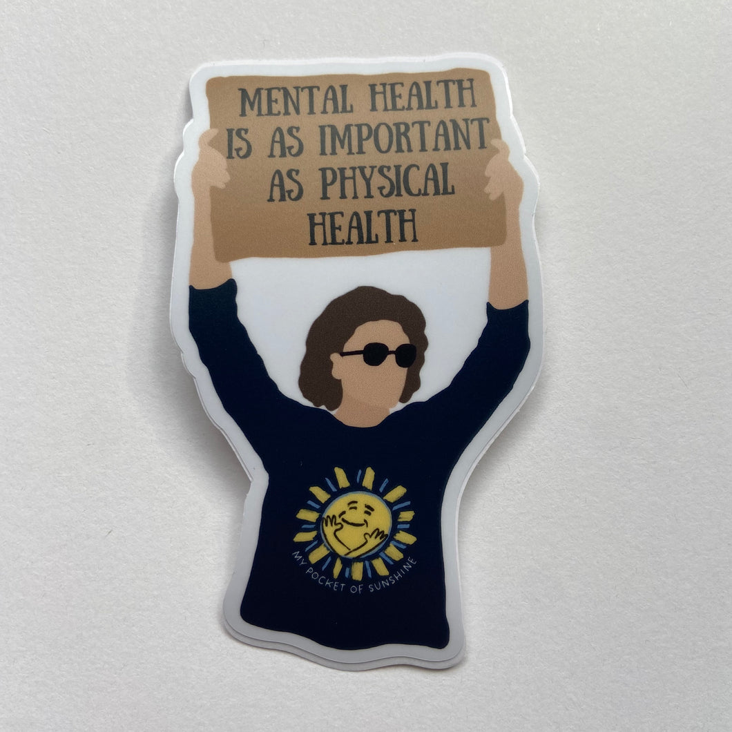 Mental Health is as Important as Physical Health Sticker