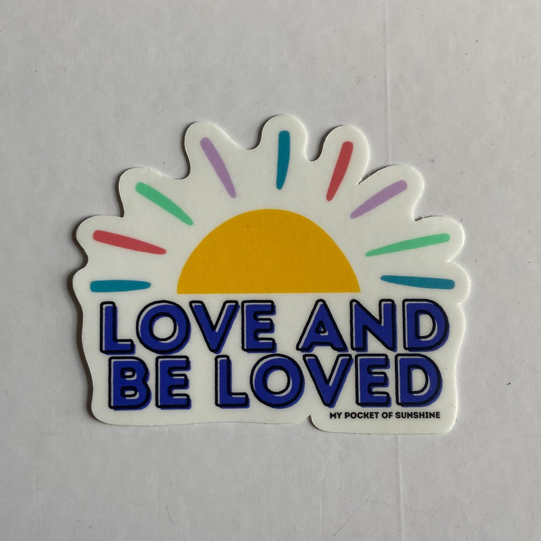 Love and Be Loved Sticker