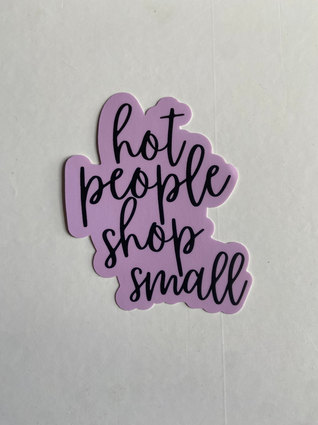 Hot People Shop Small Sticker