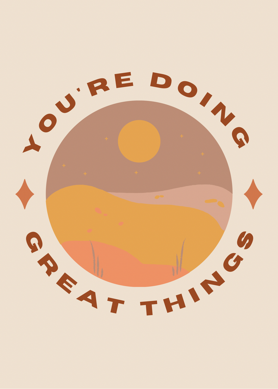 CLOSEOUT You're Doing Great Things Print