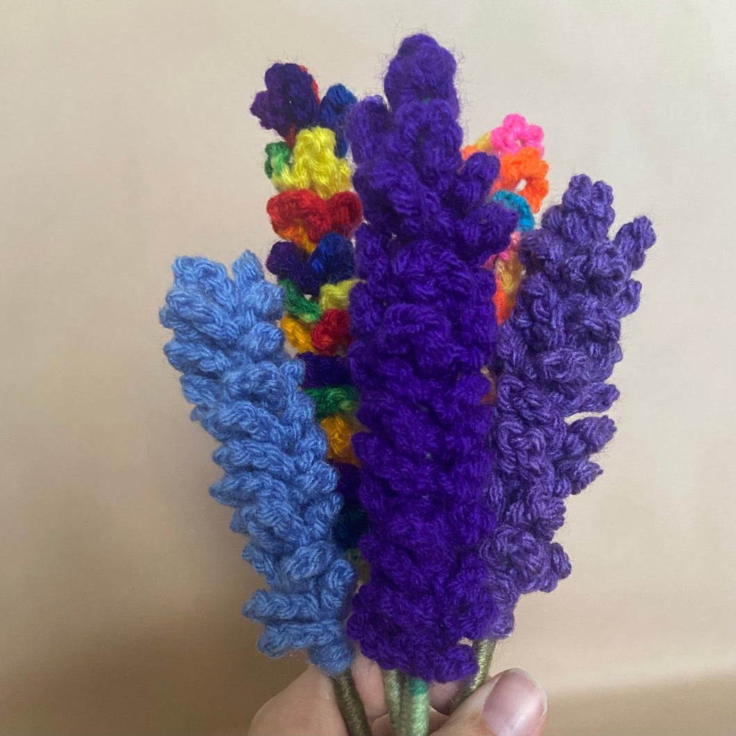 Forever Flowers- Crochet Lavender