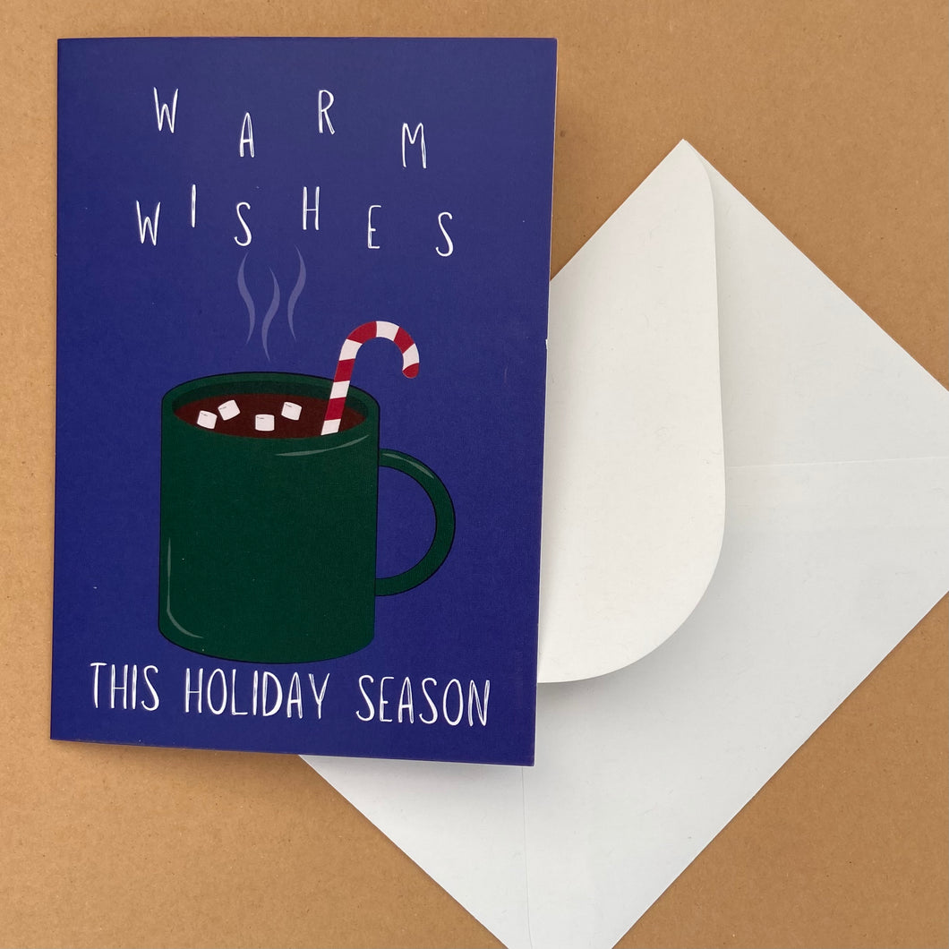 Warm Wishes This Holiday Season Greeting Card